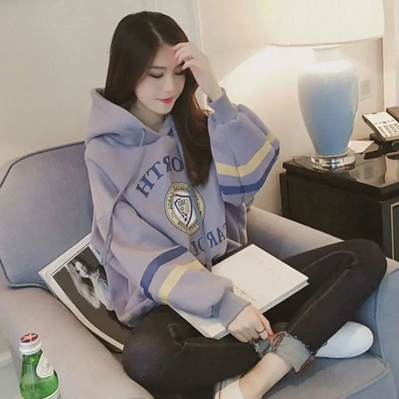 

Sweater Female New Style for Autumn and Winter 2020 Brushed and Thick Long Sleeve dai mao shan Coat