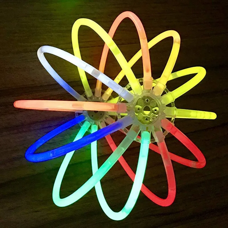 

100pcs Colorful Funny Portable Glow Sticks For Halloween Christmas Party Birthday Part Festival Party