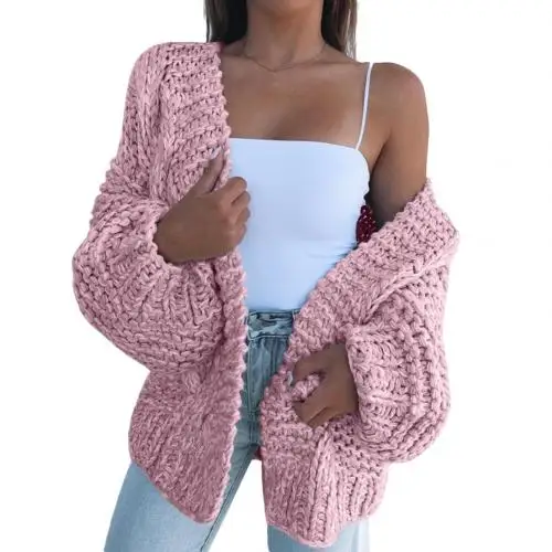 polyester cardigan womens