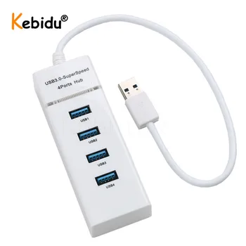 

Kebidu USB Hub 3.0 4 Port USB3.0 Splitter Expansion Hi-Speed Adapter For Desktop PC Laptop Adapter USB Hubs