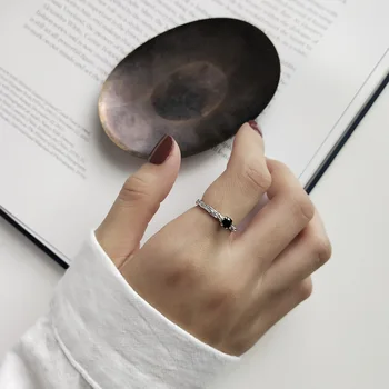 

Korean-style Ornament 925 Sterling Rings Cool Cool Jewelry Fashion Elegant Special Shape Modeling Ring