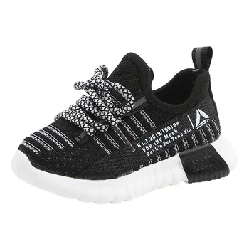 

Children Sports Shoes New 2020 Spring Boys Girls Off White Shoes Brand Baby Toddler Leather Casual Shoes Fashion Kids Sneakers