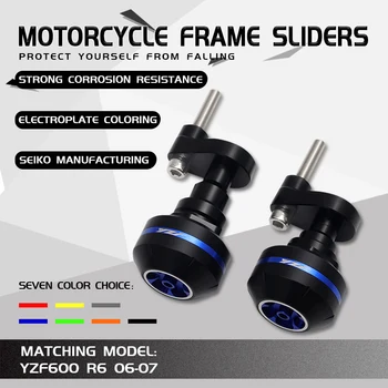 

Motorcycle Frame Sliders Crash Falling Protection Pad For YZF-R6 YZF R6 YZF600 R6 2006 2007 06 07