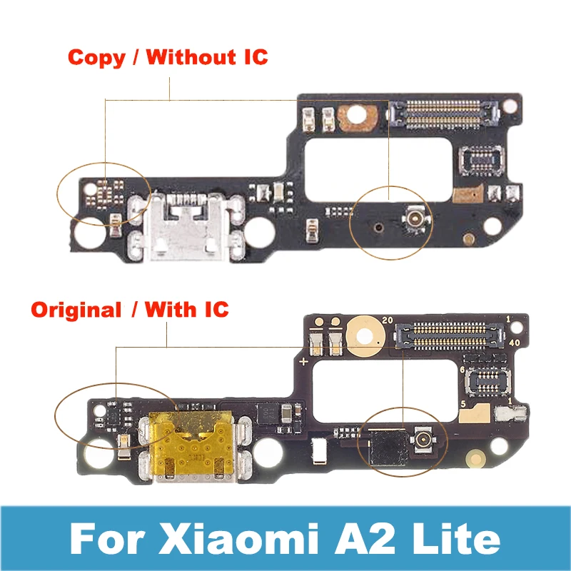 For Xiaomi Mi A2 Lite / Redmi 6 Pro USB Charge Board Jack Dock Plug Charging Port Connector Flex Cable With Microphone | Мобильные