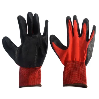 

Working Free Size Labor Anti Slip Durable Dipped Wear Hand Guards Matte Protect