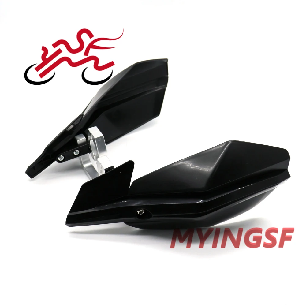 Motorcycle Hand Guards For Honda CB500X & CB500F 2013-2022 - Black ABS With Steel Brackets