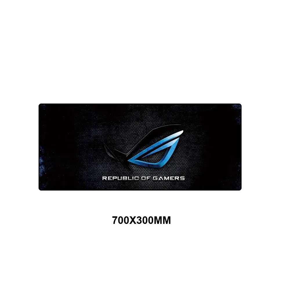 ASUS игровой коврик для мыши большой коврик для мыши геймер большой коврик для мыши компьютерный коврик для мыши XL поверхность Mause коврик клавиатура Настольный коврик для CS GO коврик - Цвет: ASUS-022