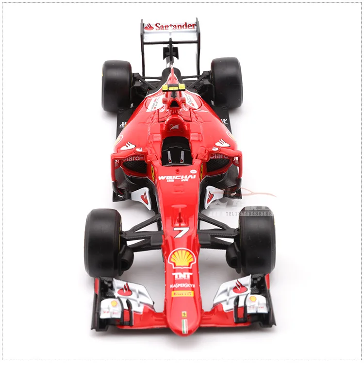 1:24 высокое моделирование Ferrari модель автомобиля SF15-T F1 формула гоночный сплав модель автомобиля для детей Подарки