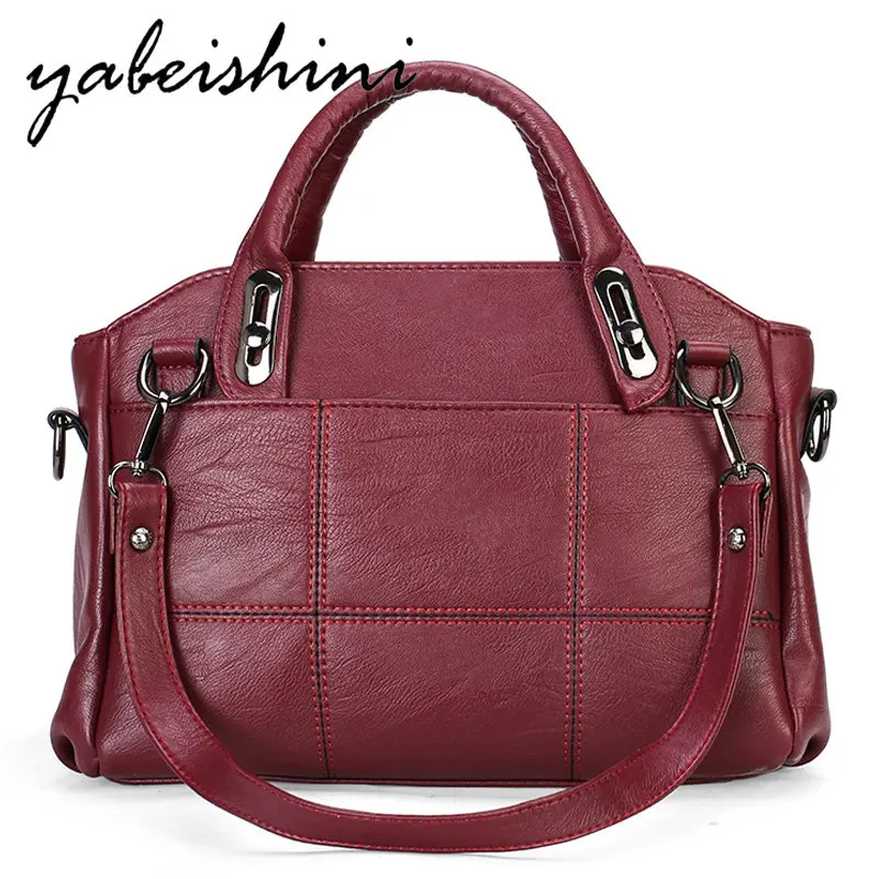 

New women Leather Tote bags for women luxury handbags femme bag designer bags bolsos mujer de marca famosa 2019 madam handbag