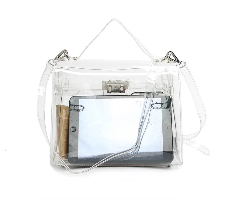 Sacs à Main de luxe chauds femmes sacs Sac de gelée de concepteur Pvc Sac Transparent Sac à bandoulière croisé pour les femmes Bolsos Mujer Sac A Main