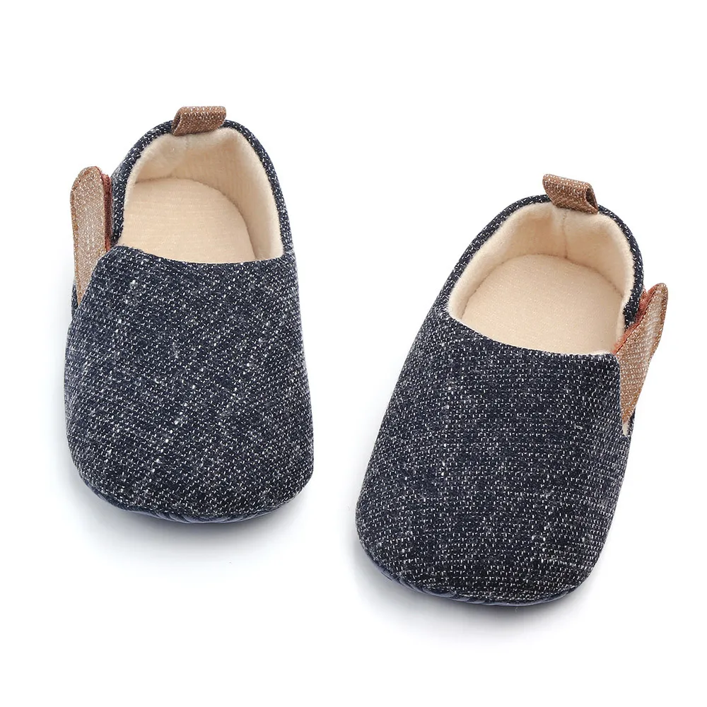 Boy Plaid Shoes Toddler Booties Newborns Sole Classic Floor 0-18 Months Soft Infant Brand Crib First Walkers