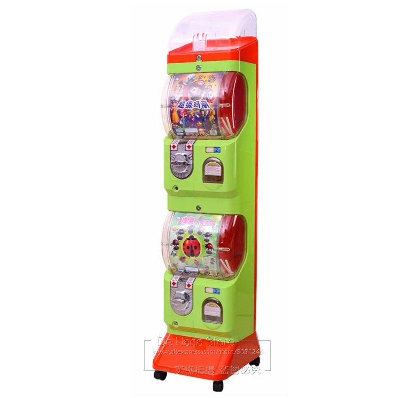 Shopping Malls Kids Play Amusement Token Operated Arcade Games 50mm 75mmPlastic Capsule Gashapon Toy Prize Gift Vending Machine