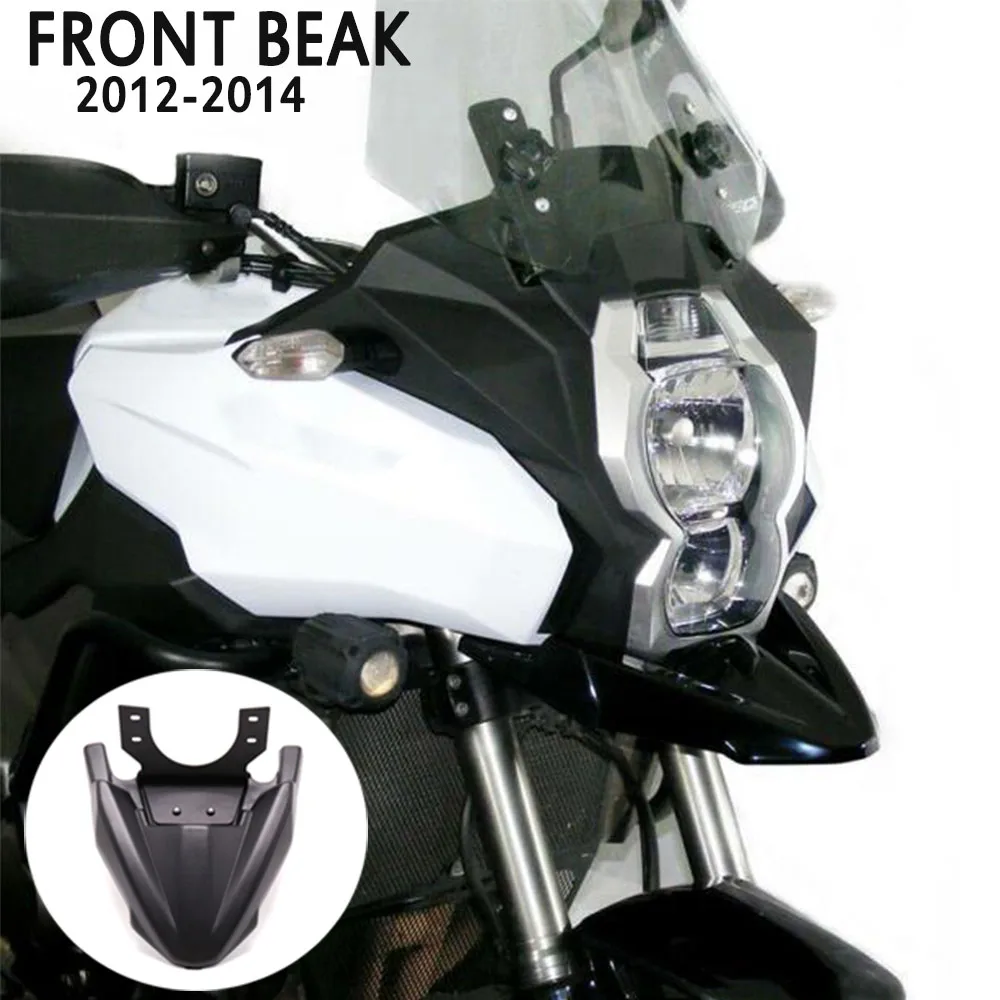 Motorcycle Front Beak Fairing Extension Wheel Extender Cover For Kawasaki Versys 1000 2012-2014