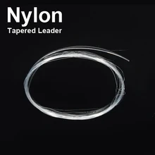 Bimoo 2PCS Fly Angelschnur Nylon-Monofilament Führer Tippet Linie Verjüngt Fly Angeln Führer Tippets 0X 1X 2X 3X 4X 5X 6X 7X