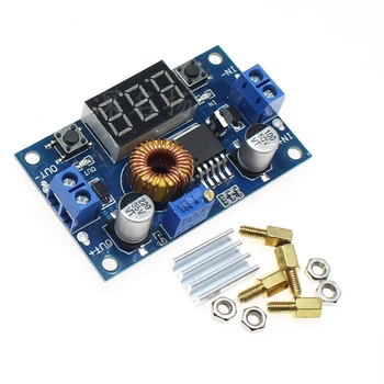 

XL4015E Down Buck Converter 5A 75W DC-DC Adjustable Buck Module Regulator LCD Display Buck Converter Step Down Module Low Ripple
