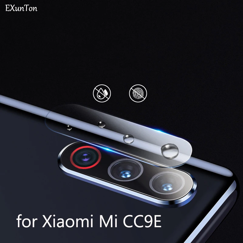 

EXUNTON Camera Lens Tempered Glass for Xiaomi Mi CC9E Back Camera Lens Screen Protector for Xiao Mi CC9E 9H Protective Film