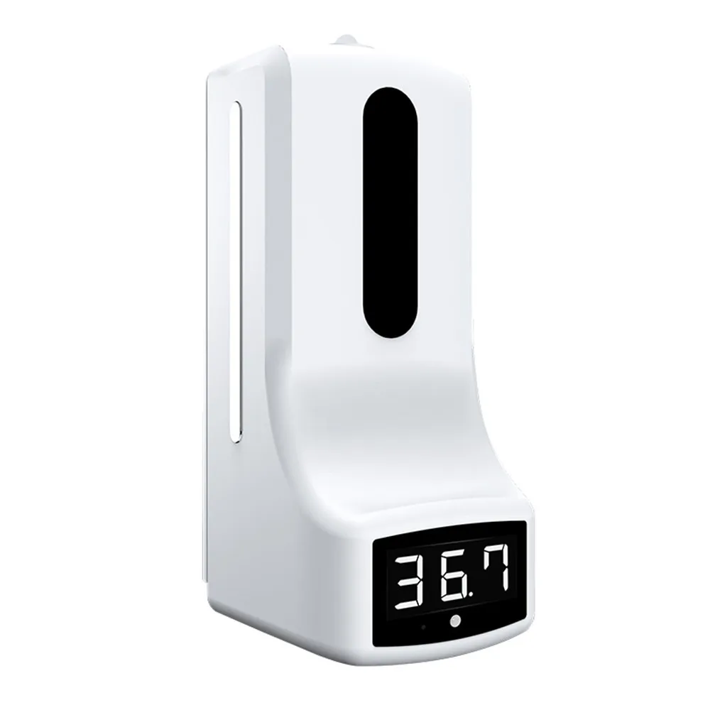 K9 Automatic Liquid Soap Dispenser Smart Sensor Non-contact Infrared thermometer Digital hands washing Free Sanitizer machine K3 |