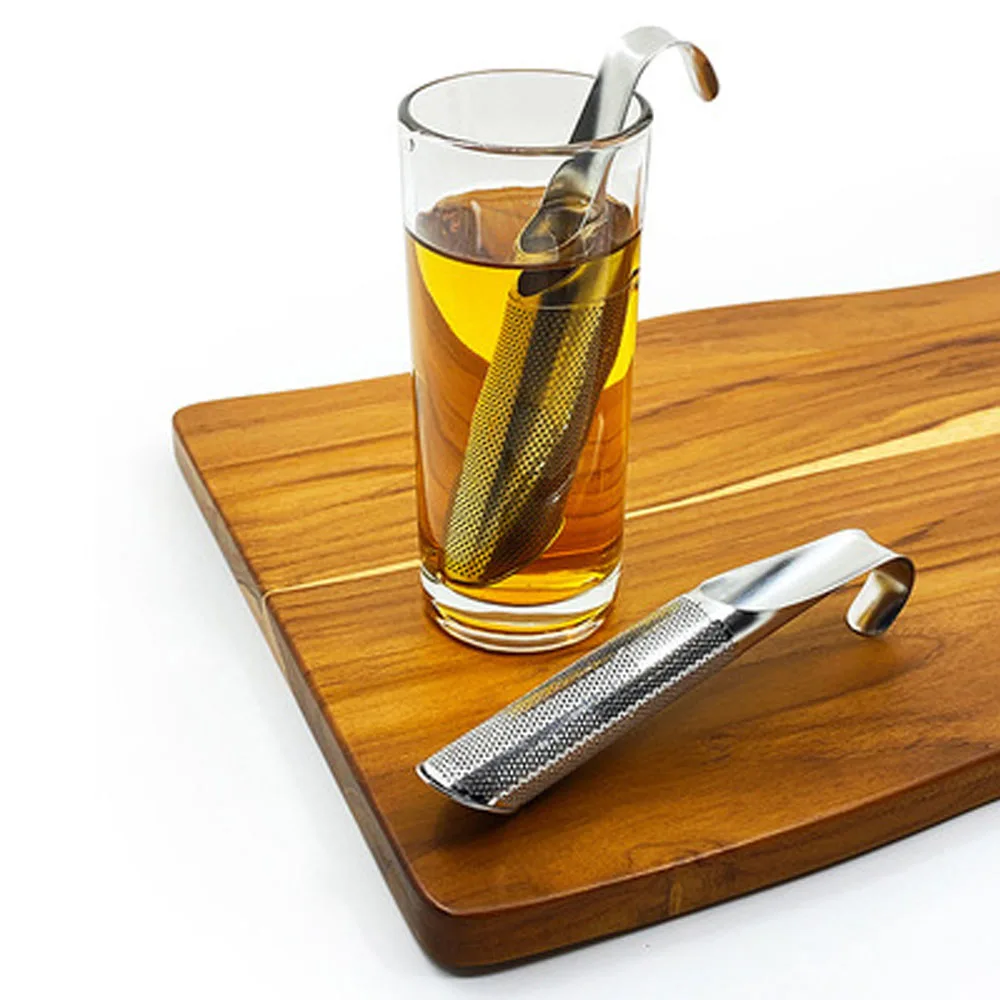 Tea Strainer tea infuser tea strainer tea filter Stainless Steel Infuser Pipe Design Metal Tea Strainer for Mug Fancy Filter for Puer Herb Tools Accessories