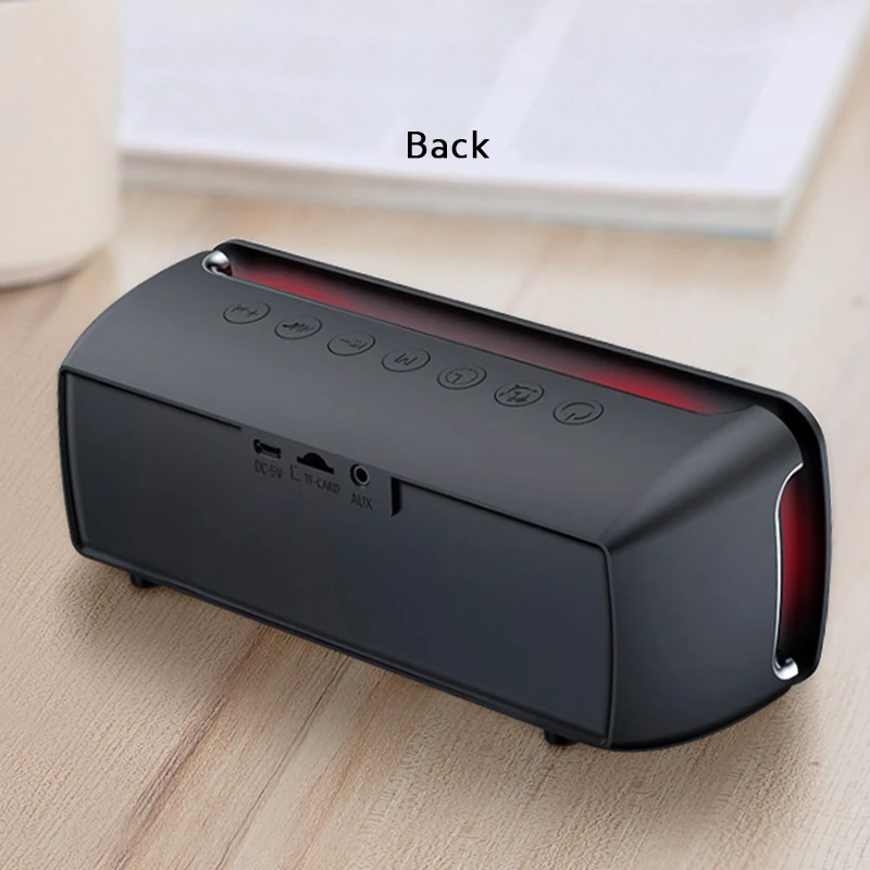Будильник Bluetooth светящееся зеркало цифровой Fm радио электронные часы Повтор стол сабвуфер Despertador пластиковый домашний портативный