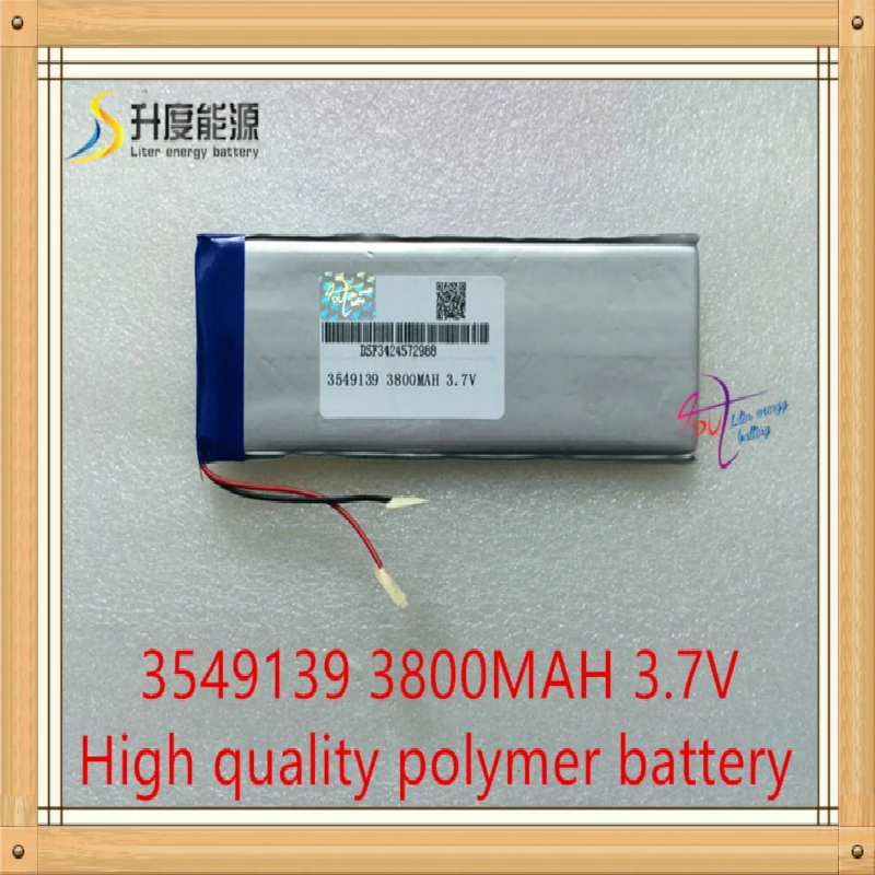 Литиевая батарея 1 шт полимерный аккумулятор 3549139 3,7 V 3800MA 3550140 7-дюймовый 12-дюймовый планшетный ПК Батарея