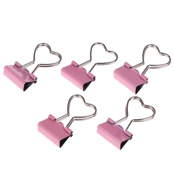 

2/4/5/10Pcs Pink Heart pig Water Drop Pig Shape Paper Clips Creative Interesting Bookmark Clip Memo Clip Paper Clips Stationery