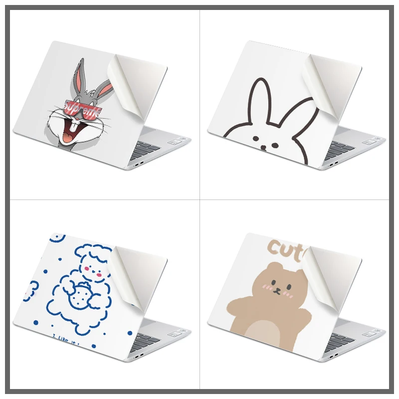 DIY Lovely Cover Laptop Stickers Skins Notebook Cartoon Sticker 11"13"14"15"17" Vinyl Decal for Macbook/ASUS/ HP/Acer /Lenovo