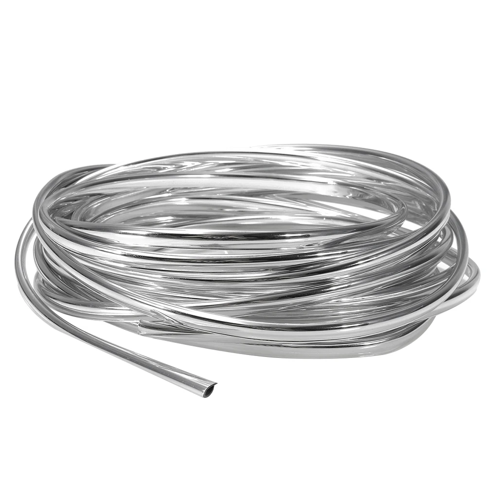 6M Car Door Edge Guards Edge Trim Rubber Seal Protector Car Protection Door Edge Insulation Silver