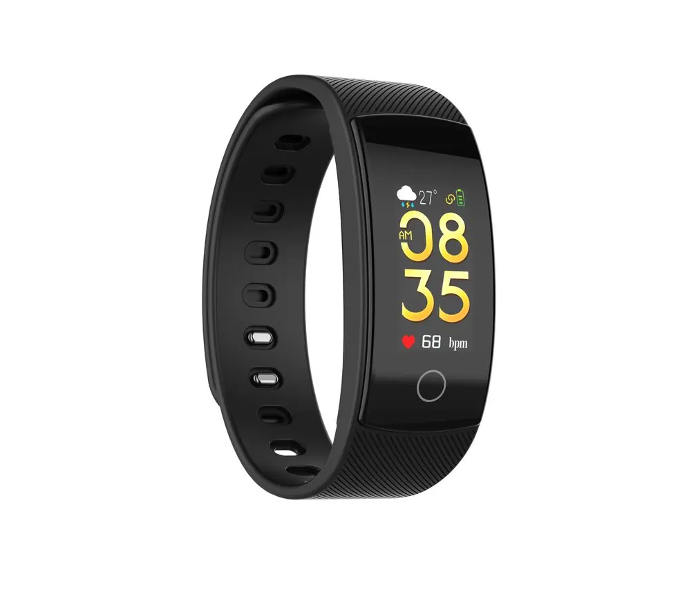 

QS01 Waterproof LED Display Smart Band Smart Wristband Sports Bracelet Fitness Tracker Heart Rate Monitor