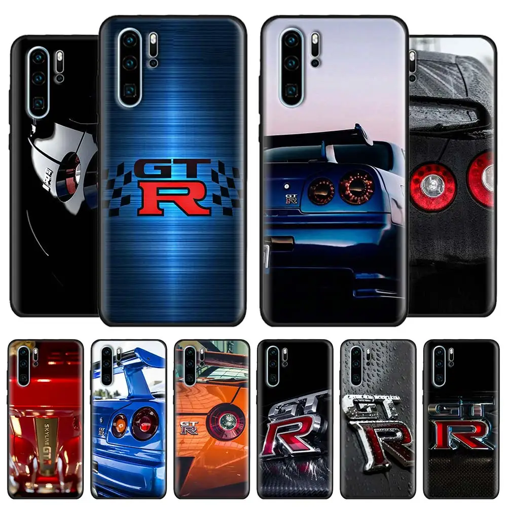 Мягкие чехлы для Huawei P30 Pro P20 Lite P10 P40 + P Smart Z Black Cover Capa GTR Sport Car|Бамперы| |