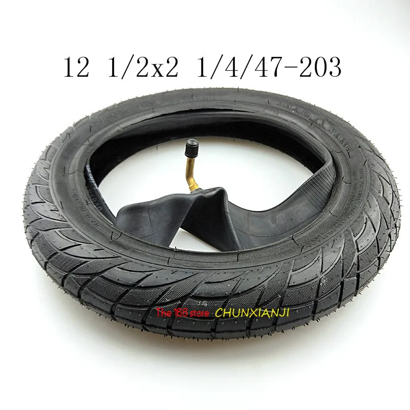 

12 Inch Tyre Inner Tube12 1/2 X 2 1/4 47-203 Fits Electric Scooters and E-Bike Baby Carrier, Folding Bicycle