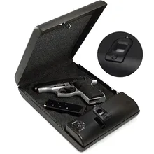 Сейф для пистолета с отпечатком пальца, сейф для отпечатков пальцев, коробка для ключей OS100A Strongbox для ценных вещей, ювелирных изделий, наличных денег