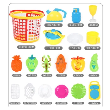 

New Kids Kitchen Playset Kitchenware Pretend Cooking Play Toy Play House Game for Toddler