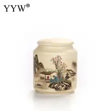 325 мл чай коробка канистра сахар чайная жестяная коробка кухня коробка для хранения кофе конфетная коробка хаки керамический чай caddes Theedoos чайная посуда