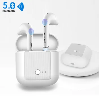 

True Wireless Earbuds Gorsun TrueFree Bluetooth Earphone TWS stereo Headphone Built-in mic with Binaural Calls Automatic Pairing