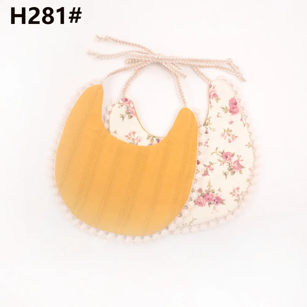

2019 Brand New Infant Baby Kids Bibs Waterproof Saliva Towel Dribble Triangle Bib Feeding Bandana Flowers Tassels Baby Bib