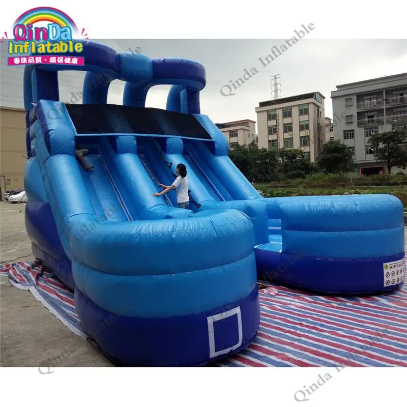 Kids Outdoor Dual Slide Inflatable Castle Jumping Bouncer Bounce Castle Moonwalk For Rental 450mm 750w 950w 220v high quality air blower for inflatable bouncer bounce jumping combo slide