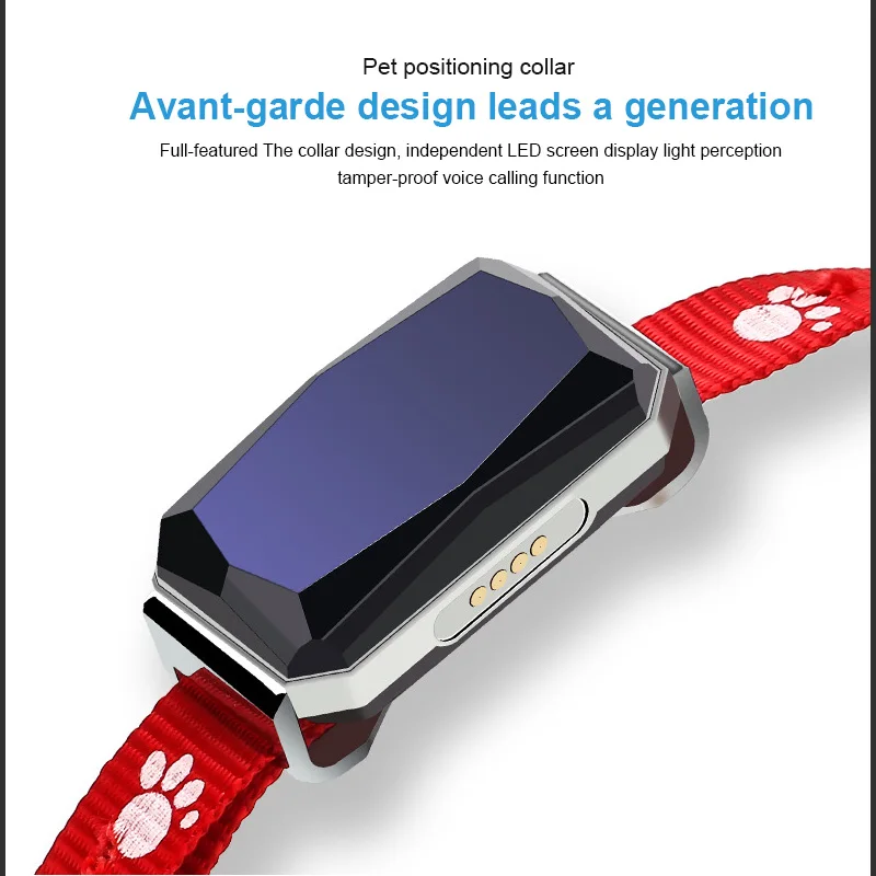 Uds Collar inteligente localizador GPS rastreador Collar AGPS WIFI LBS Mini GPS Tracker para mascotas perros y gatos de seguimiento de