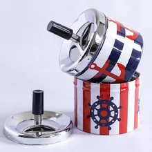 Пепельница с спиннингом лоток из нержавеющей стали круглый пуш-ап для сигарет; Защита от ветра пепельница для дома, офиса, отеля аксессуары для курения Пепельница с спиннингом лоток из нержавеющей стали круглый пуш-ап для сигарет; Защита от ветра пепельница для дома, офиса, отеля аксессуары для курения