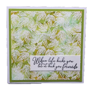 

Leaves Clear Stamps Tree Leaf Pattern Background Transparent Silicone Seals DIY Scrapbooking Photo Album Card Making