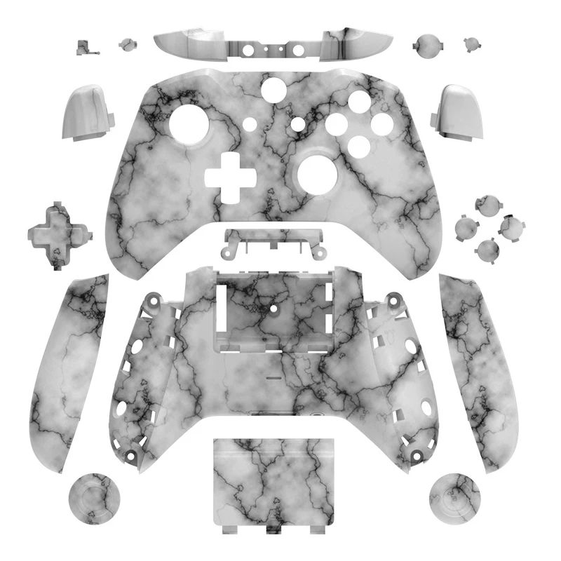 ARRKEO мраморный гидро окунутый На Заказ Замена мод комплект кнопки оболочки чехол Аксессуары для Xbox One S беспроводной контроллер