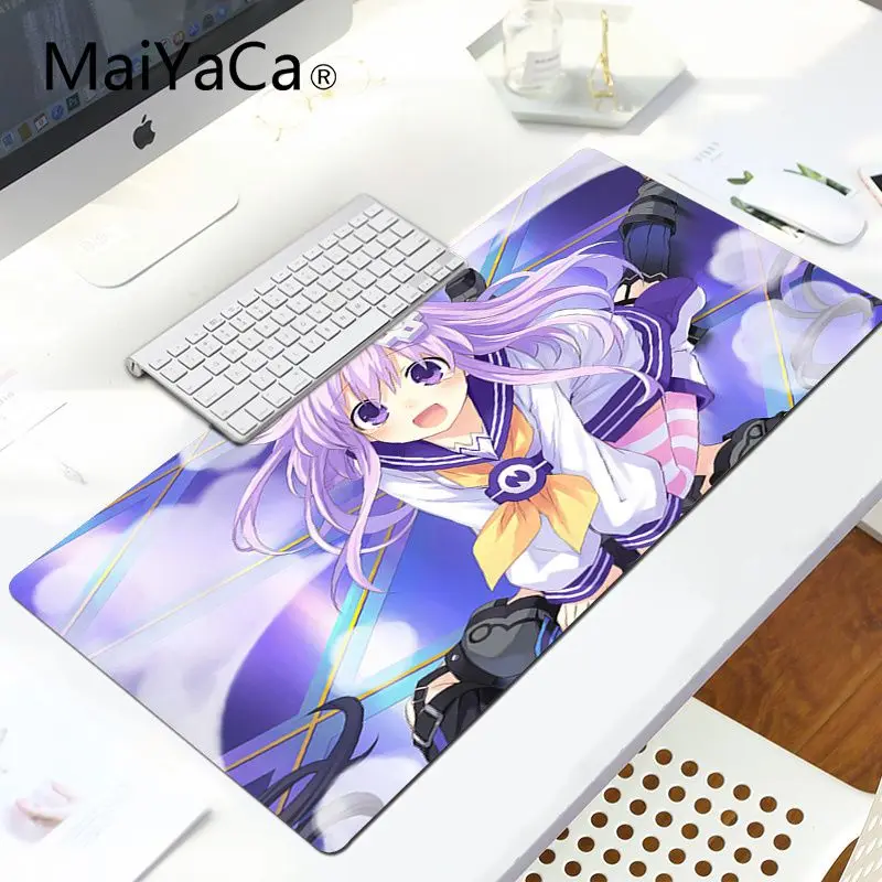 LockEdge 30X90cm MaiYaCa Hyperdimension Neptunia аниме девушка коврики для мышки ноутбук коврик для мышки в стиле аниме ноутбук игровой Lockedge мыши коврик для мыши - Цвет: LockEdge 30X90cm