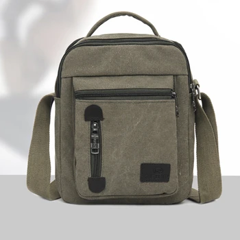 

New Canvas Bags Men Messenger Bags Vintage Men's Shoulder Crossbody Bags Asual Travel School Male Clutches Handbags 820