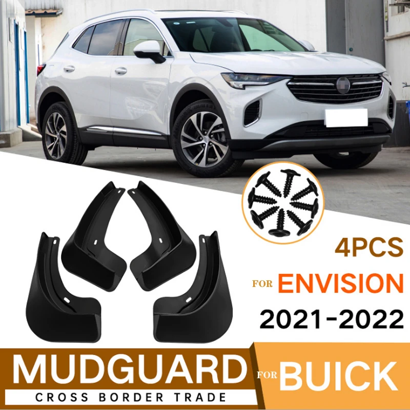 Car Mudguard 4pcs Mudflaps Splash Guard Fender New For Buick Envision GX 2020 2021