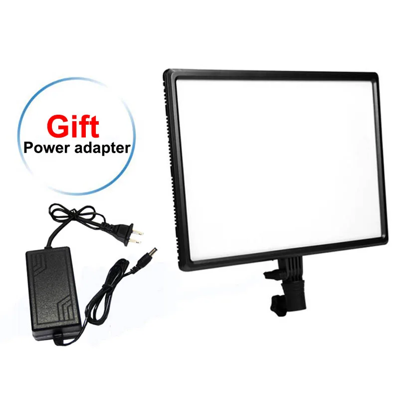 

New Luxpad43H 15" Photo Video Light Pro 3200K-5600K High Brightness LED Lighting with AC Adapter for Beauty Makeup Live Shooting