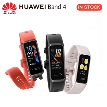 

Original Huawei Band 4 Smart Band Smart Watch Heart Rate Health Monitor New Watch Faces USB plug Charge