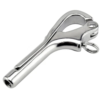 

4 Inch Openable Hooks Shackle Stainless Steel Quick Release Handrail Guardrails