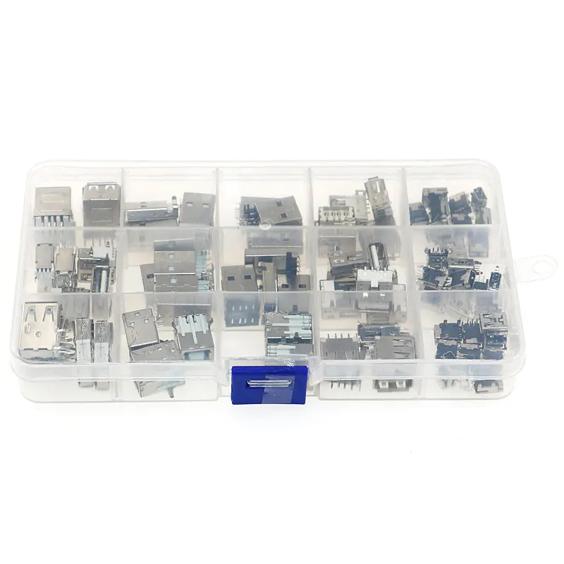 82Pcs USB Connectors Kit for DIY