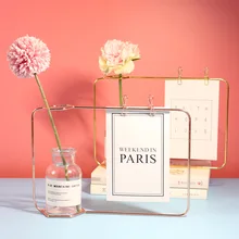 Креативный контейнер, ваза для гидропонного растения, Европейский цветочный горшок, ваза из кованого железа, можно прикрепить, открытка, ваза, украшение дома