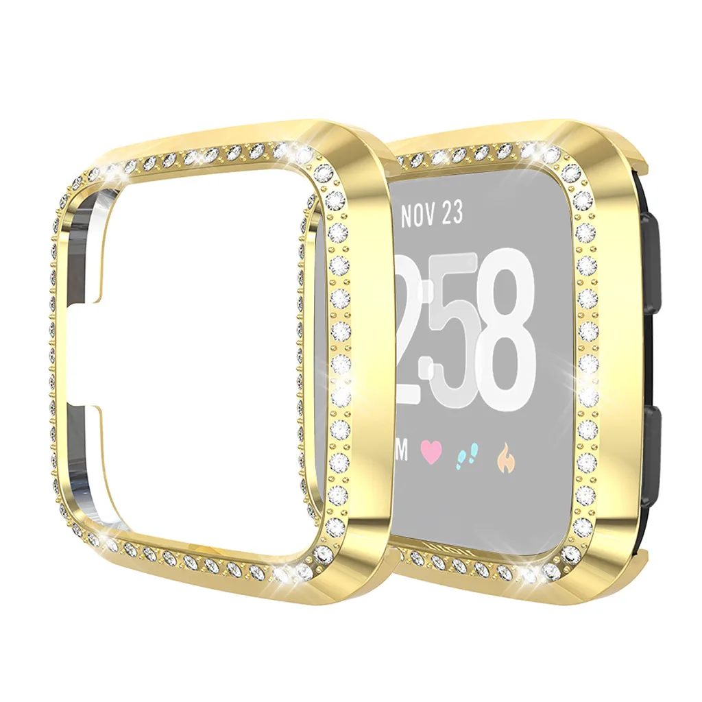 Чехол для экрана для Fitbit versa/Lite Smart watch Прозрачный Высокочувствительный ультра-тонкий роскошный Кристальный протектор экрана