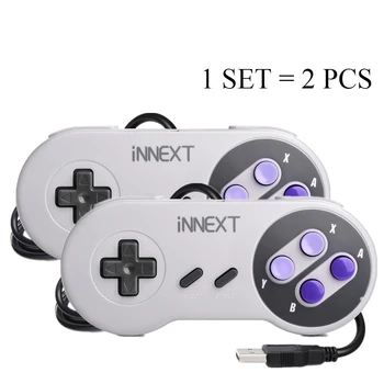 

2Pcs/set Wired USB Gamepad Controller Retropi System Pi OS PC Joystick Super sensitive Gaming Joypad ForNintendo/Computer/ NES